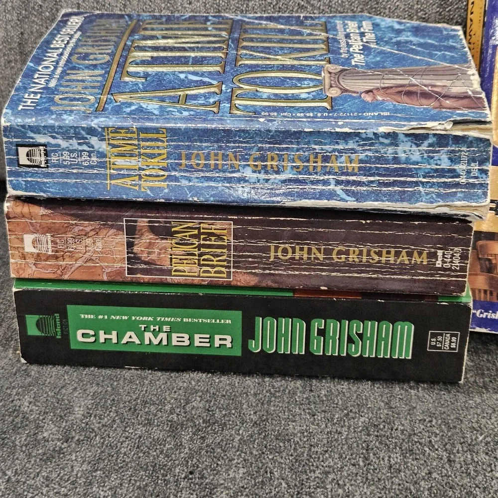 Lot‎ of 4 John Grisham Books: The Chamber- The Runaway Jury- A Time To Kill +